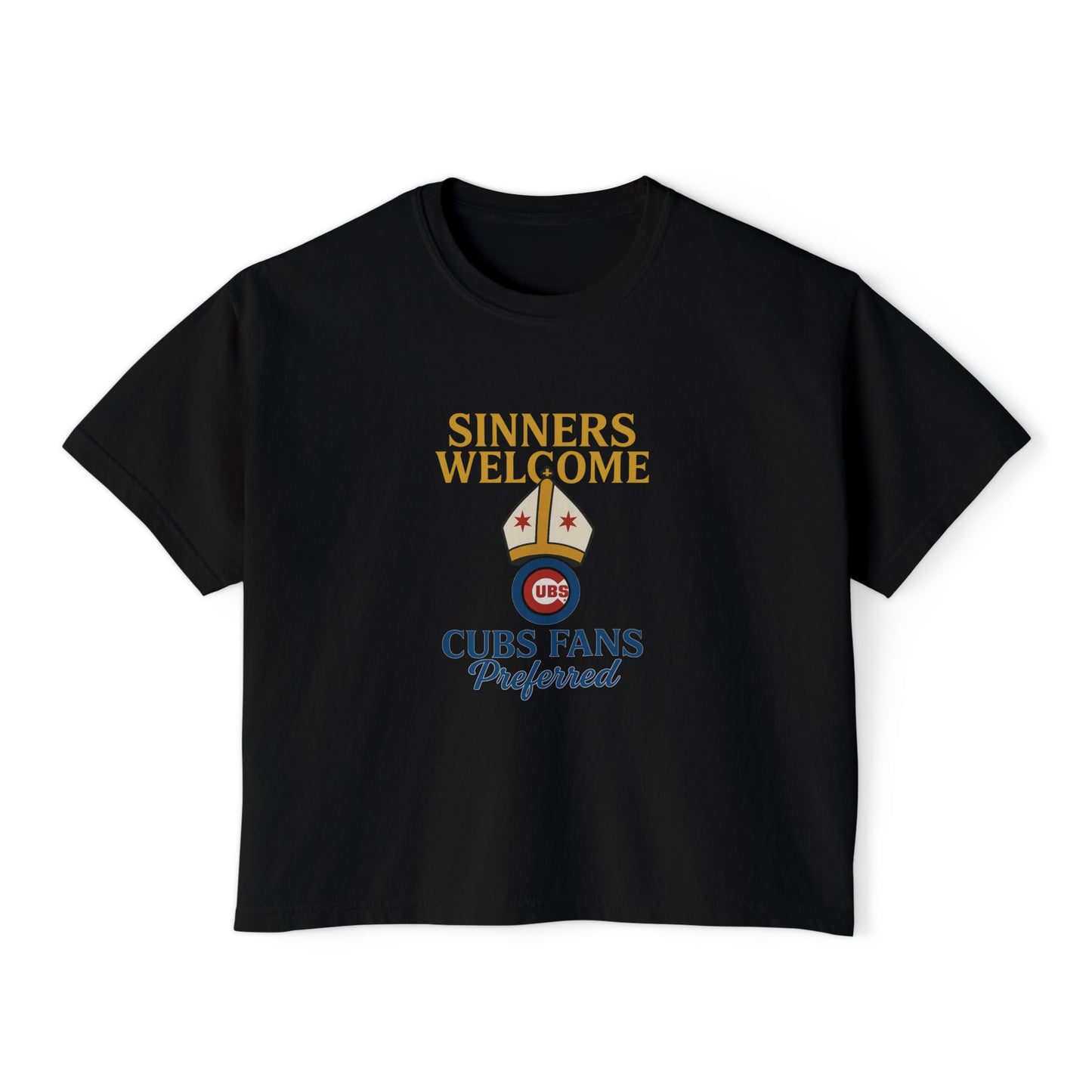 Cubs Fans Welcome Boxy Tee