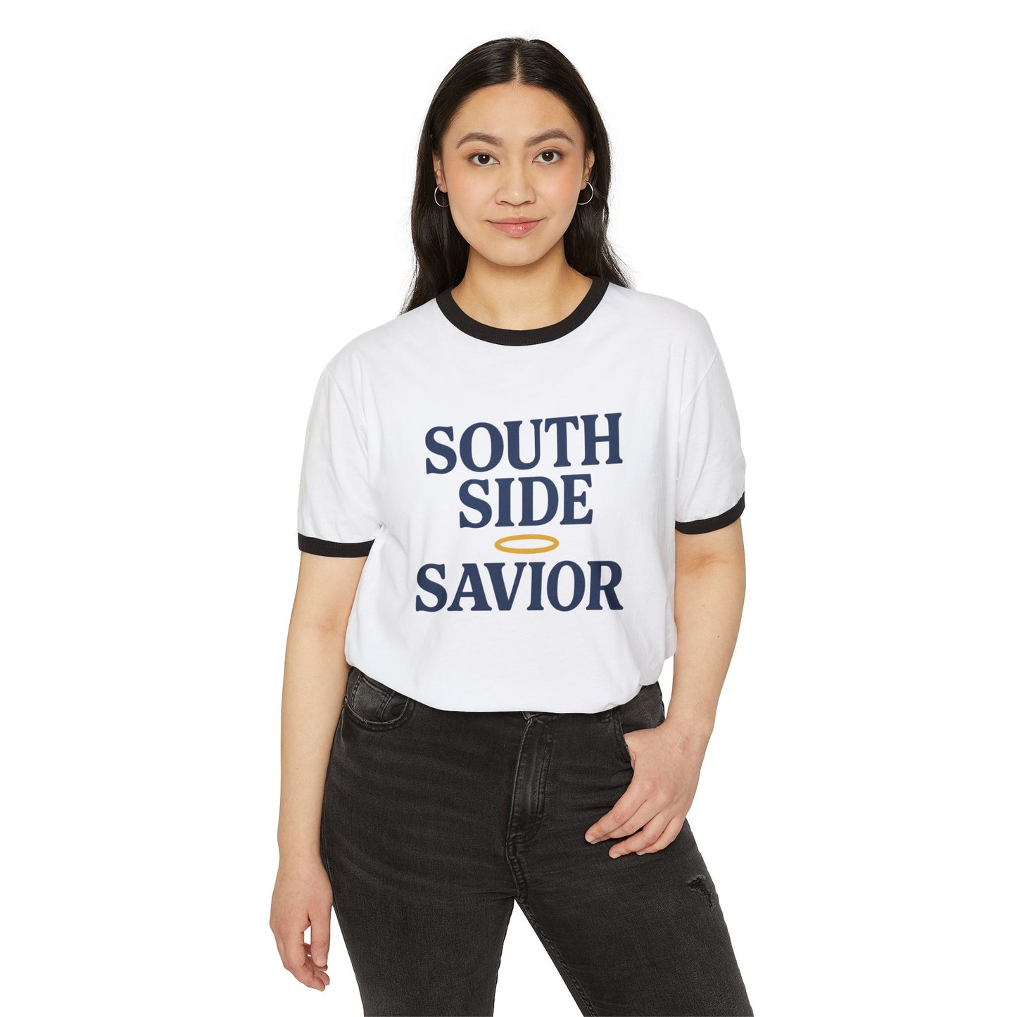 South Side Savior Unisex Cotton Ringer T-Shirt