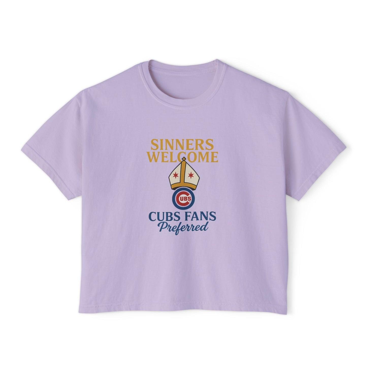 Cubs Fans Welcome Boxy Tee