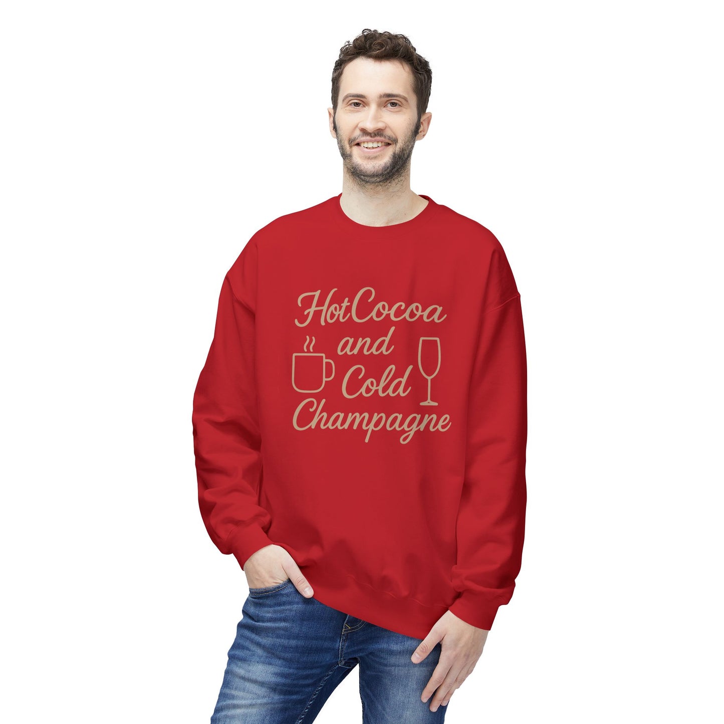 Hot Cocoa & Cold Champagne Sweatshirt βπ₯