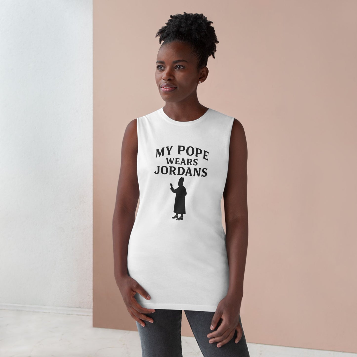 My Pope Wears Jordans Unisex Tank