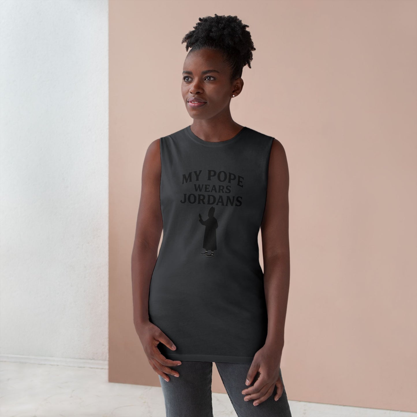 My Pope Wears Jordans Unisex Tank