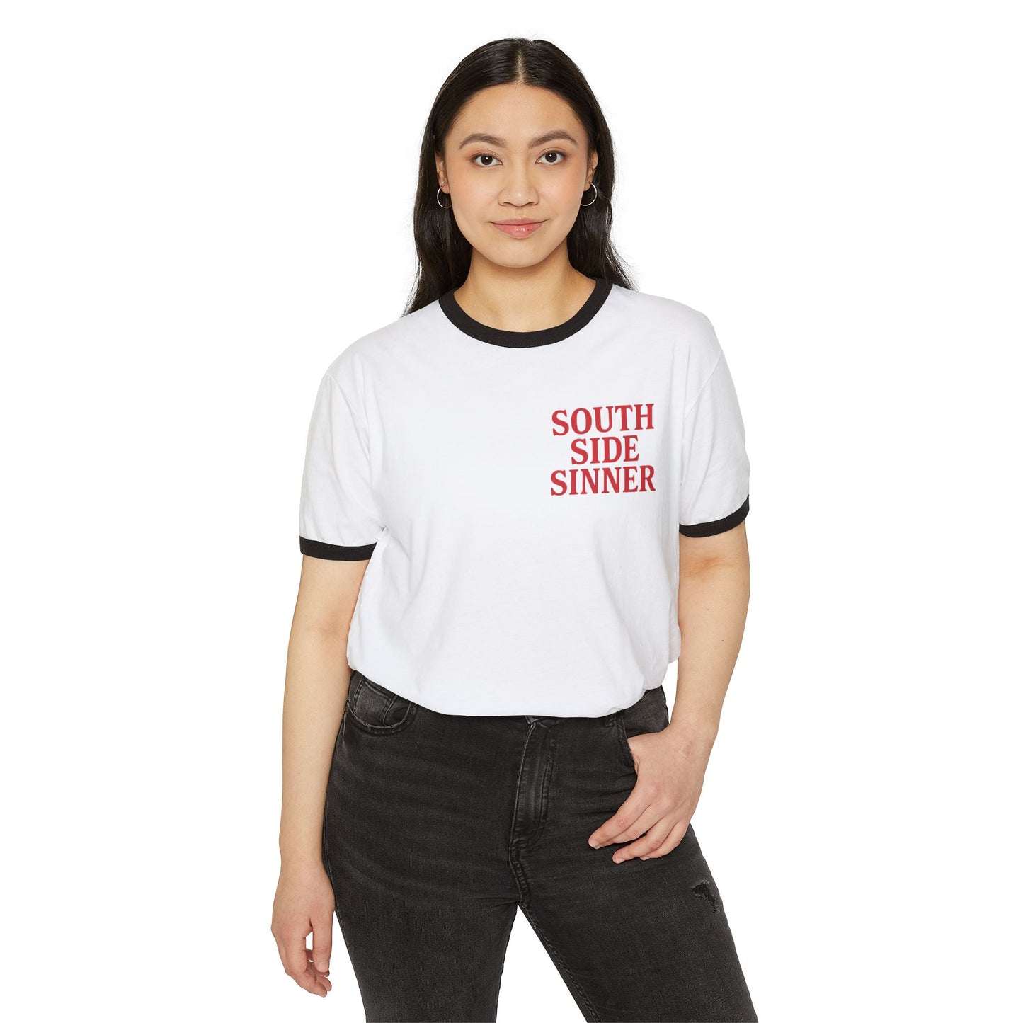 South Side Sinner Unisex Cotton Ringer T-Shirt