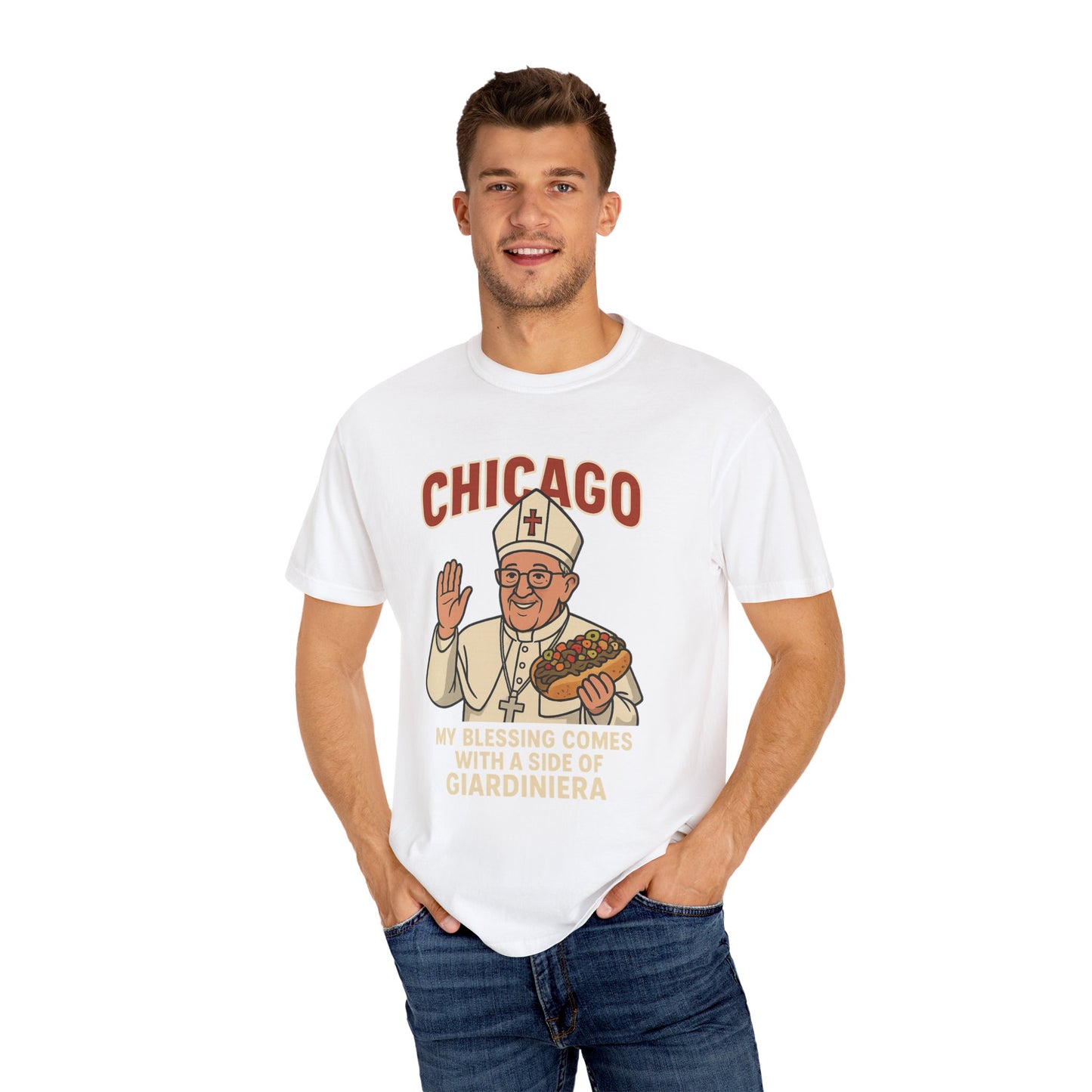 Confess Your Sins… But Bring Portillo’s Unisex T-Shirt
