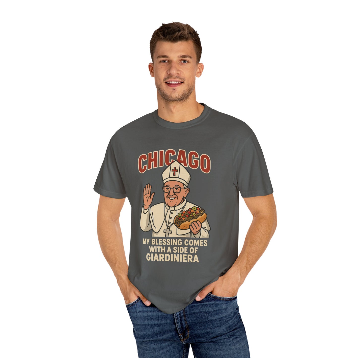Confess Your Sins… But Bring Portillo’s Unisex T-Shirt