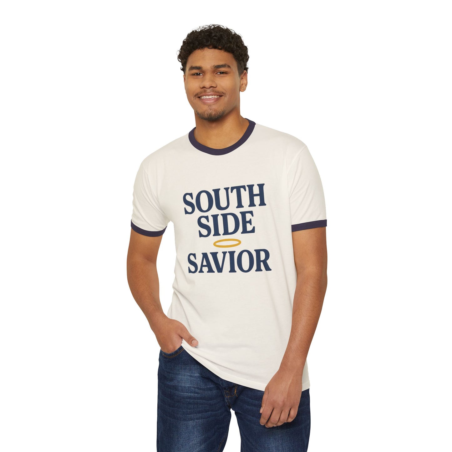 South Side Savior Unisex Cotton Ringer T-Shirt