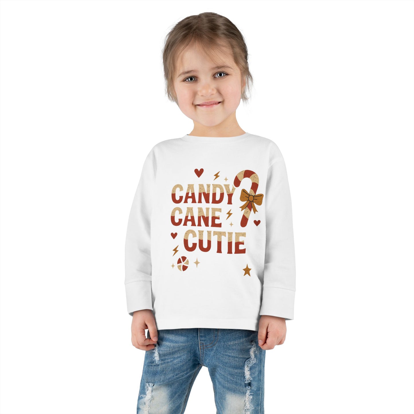 Kids Tee - Candy Cane Cutie Long Sleeve 🍭
