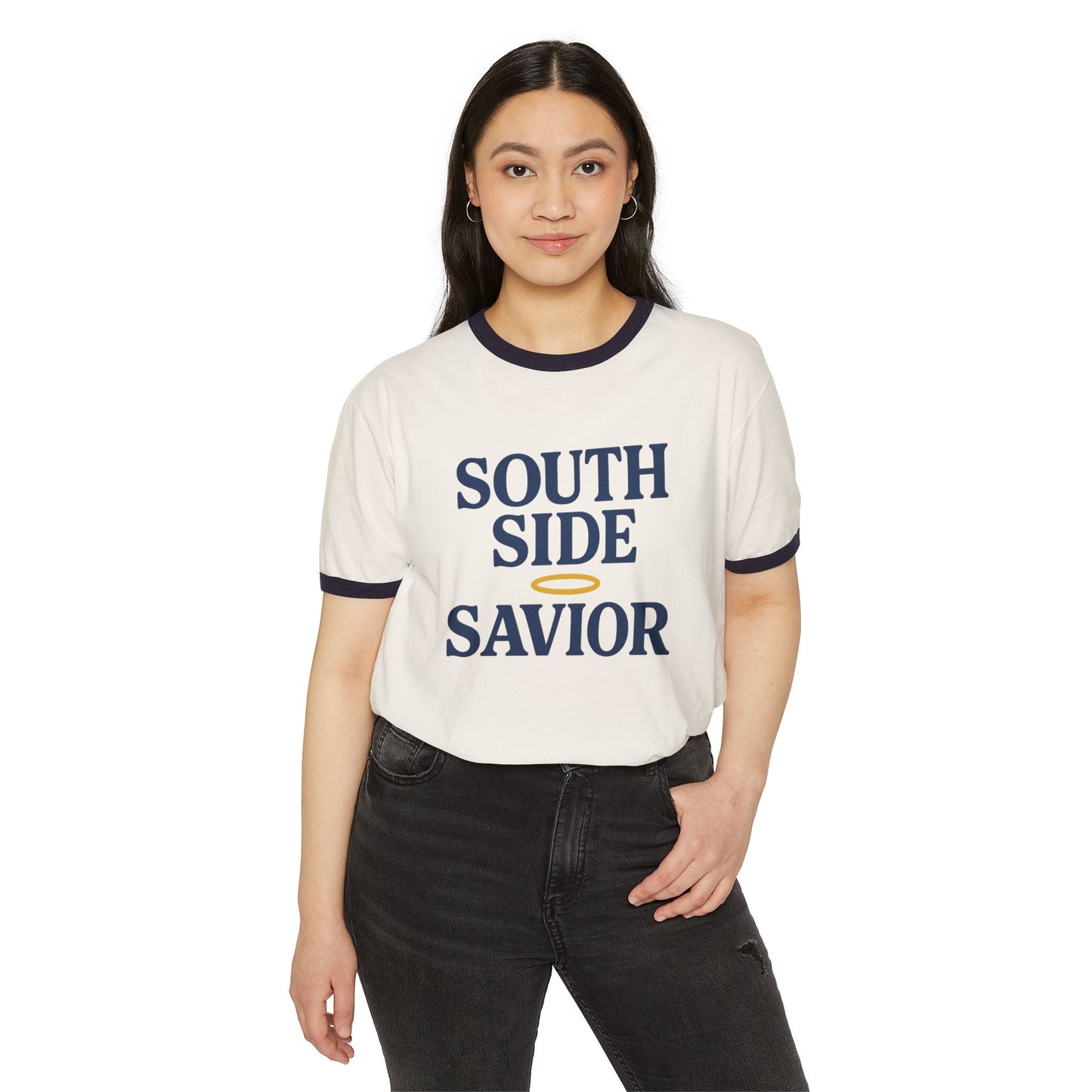 South Side Savior Unisex Cotton Ringer T-Shirt