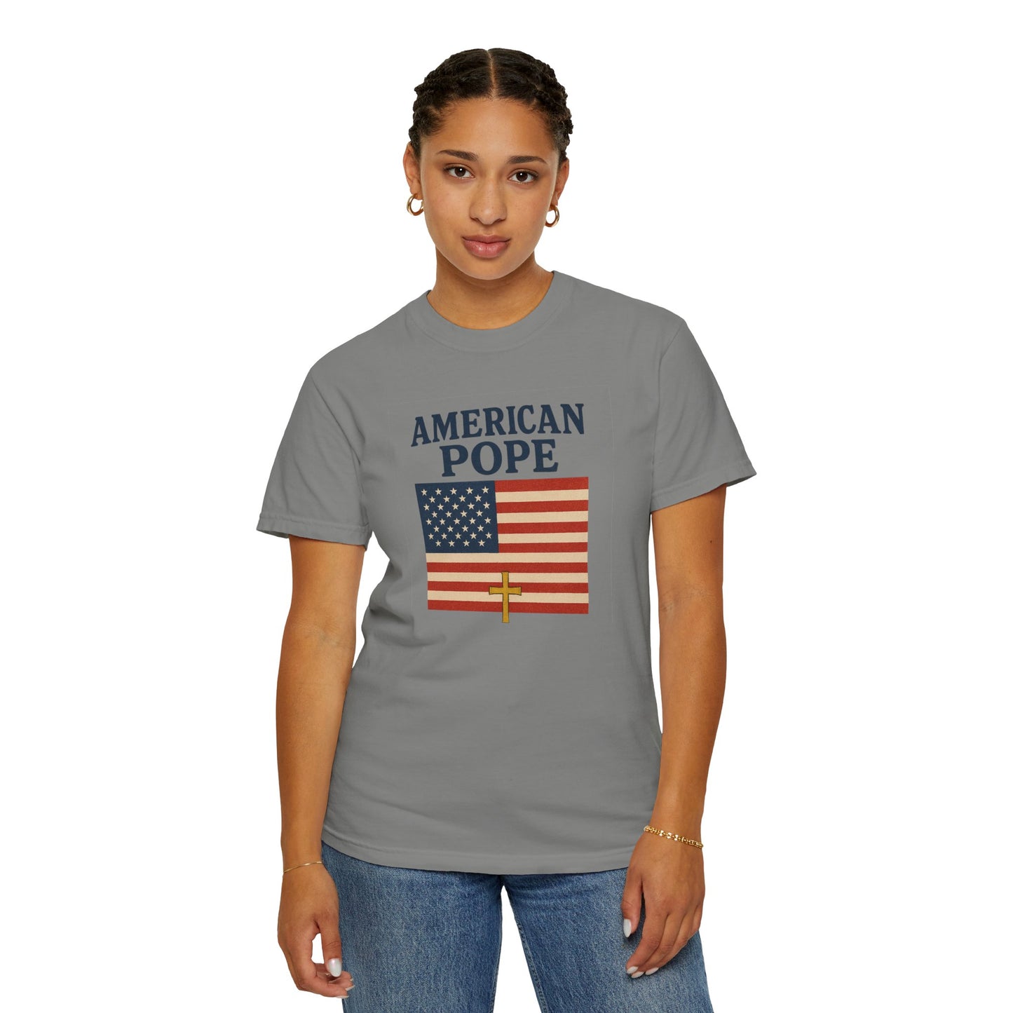 Patriotic American Pope Unisex T-Shirt