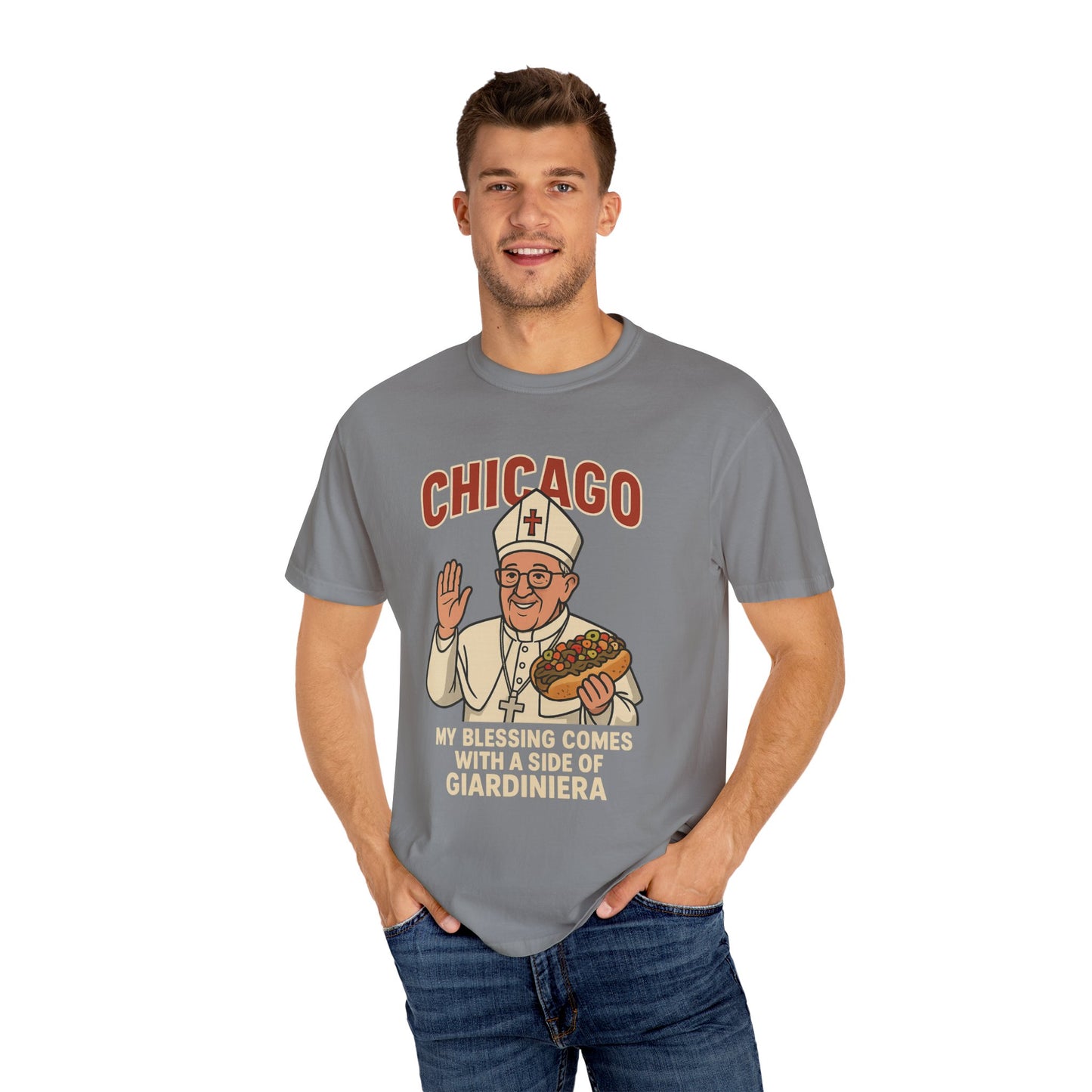 Confess Your Sins… But Bring Portillo’s Unisex T-Shirt