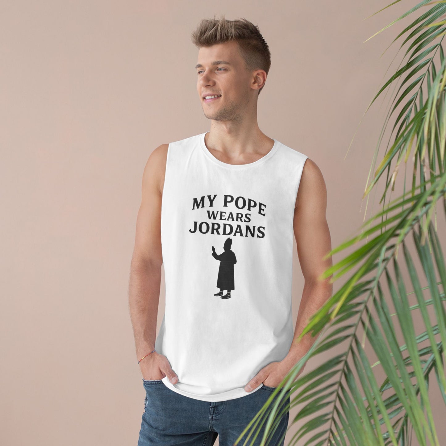 My Pope Wears Jordans Unisex Tank