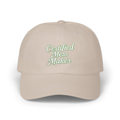 Certified Mess Maker Embroidered cap