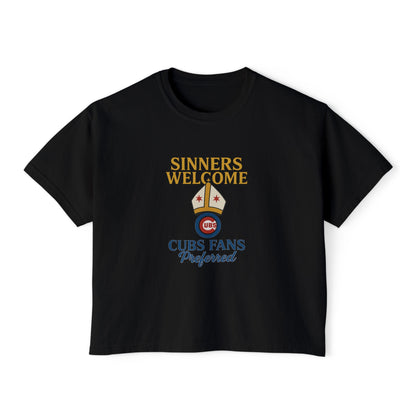 Cubs Fans Welcome Boxy Tee