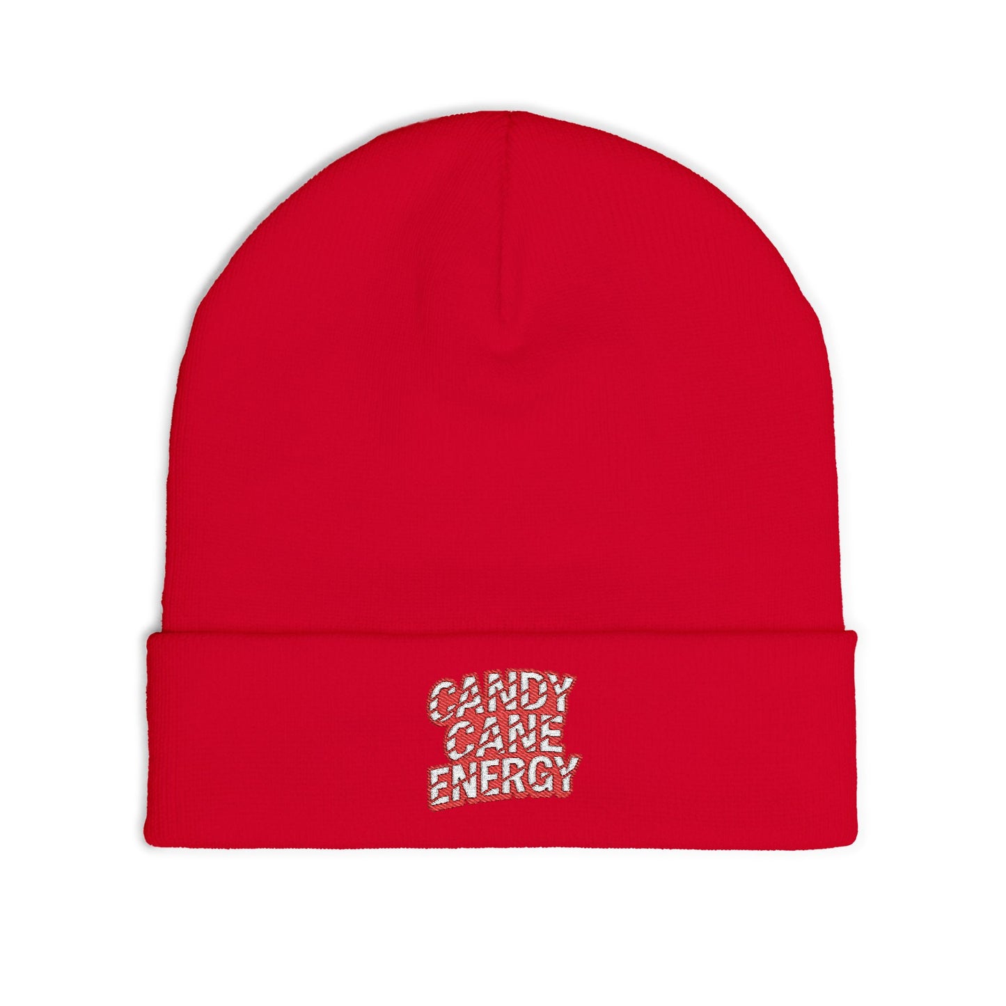 Candy Cane Energy Beanie 🍬