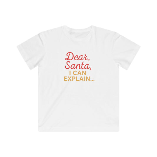 Kids Tee - Dear, Santa, I Can Explain... 🎅✨