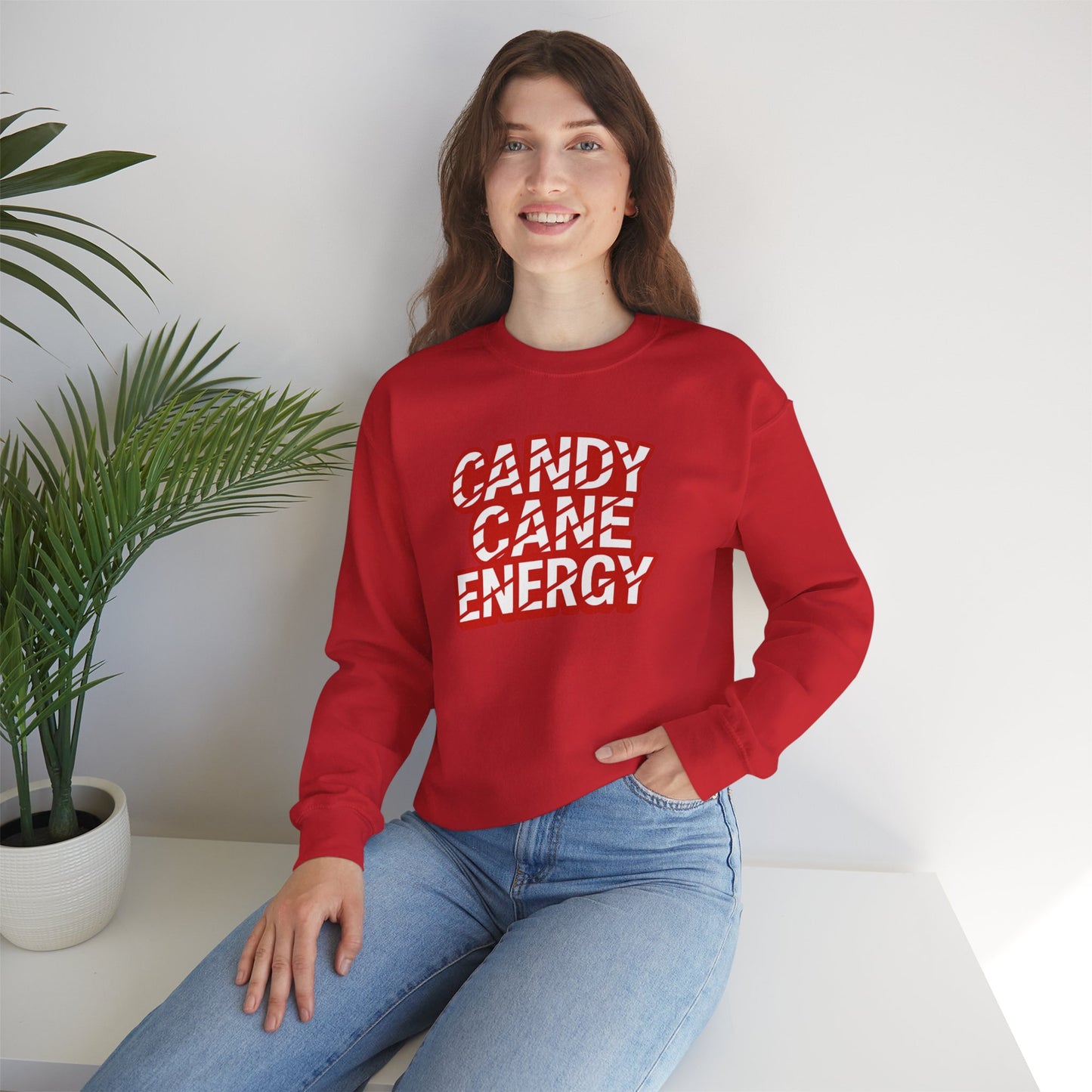 Candy Cane Energy Sweatshirt