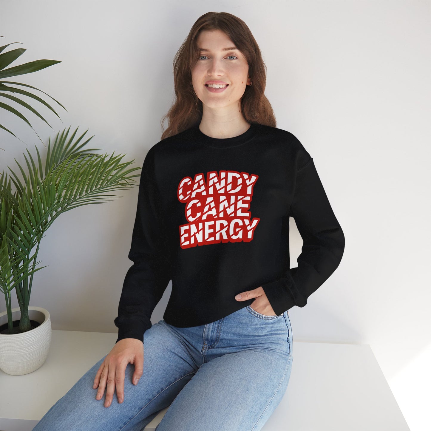Candy Cane Energy Sweatshirt