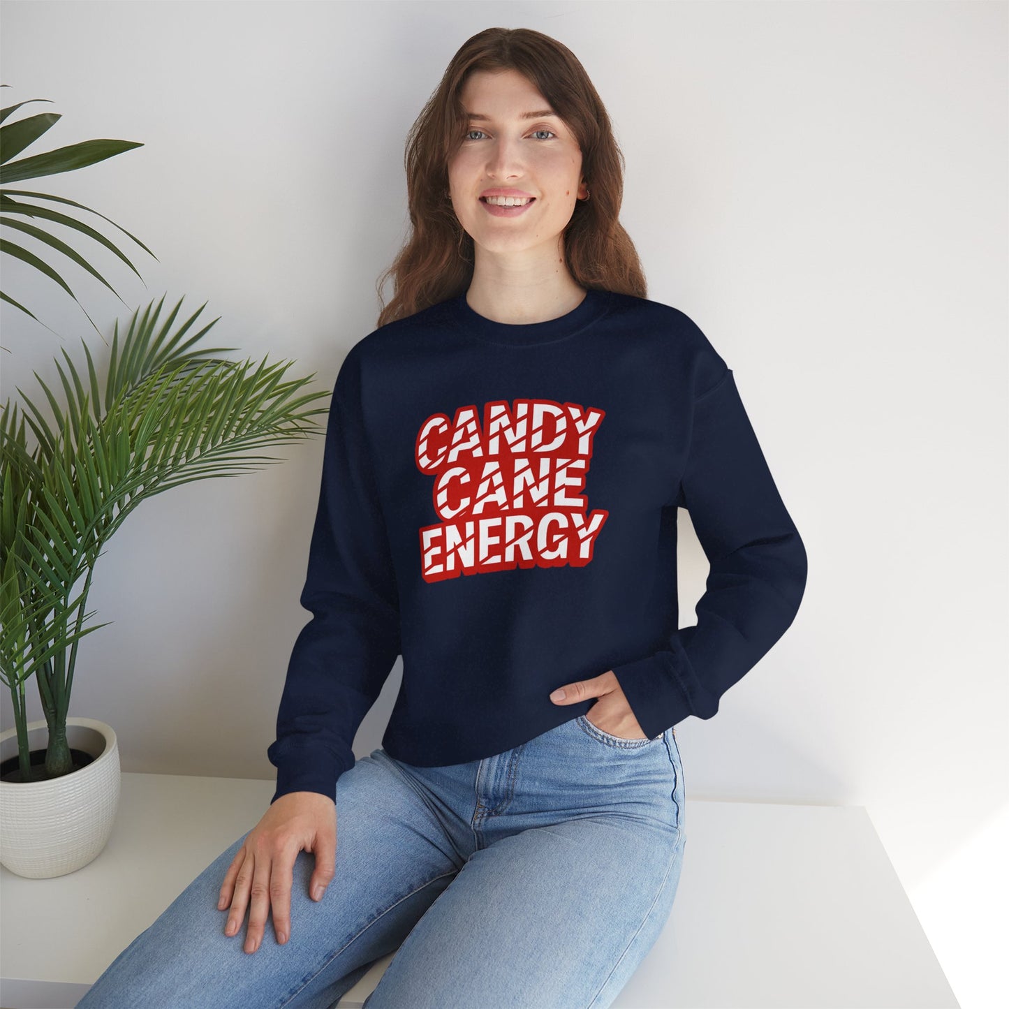 Candy Cane Energy Sweatshirt