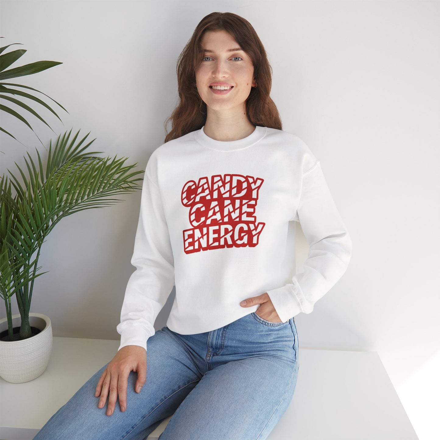 Candy Cane Energy Sweatshirt