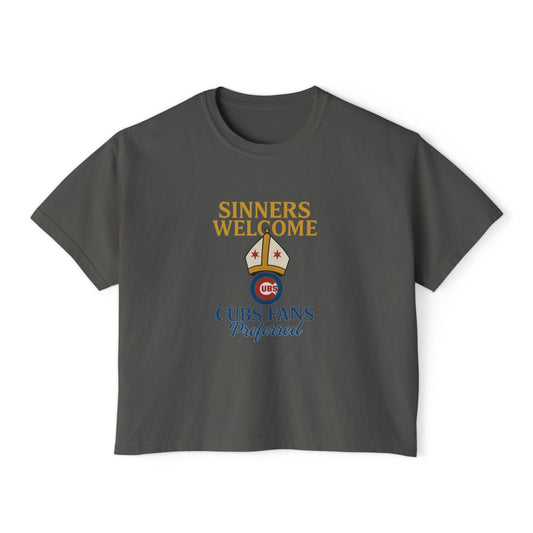 Cubs Fans Welcome Boxy Tee