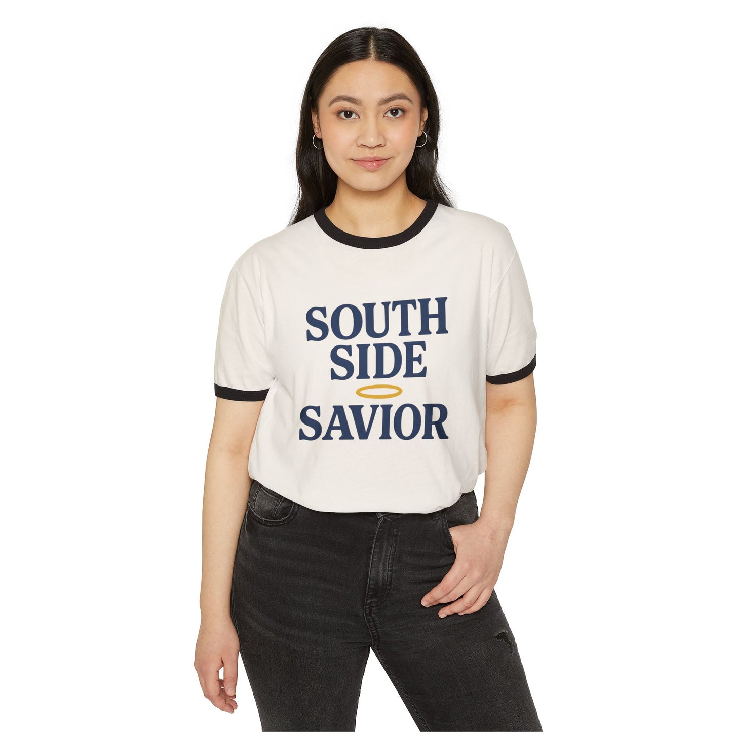 South Side Savior Unisex Cotton Ringer T-Shirt